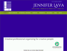 Tablet Screenshot of jenniferlava.com